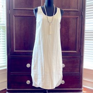 Cloth and Stone for Anthro cream & tan dress